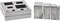 The Beadsmith Steel Disc Cutter Set Includes 4 Punches & Die. Tool for Cutting Corners from: 1/4", 1/2" & 1" Curves & 3/16" x 3/4" Oval Slot Punch. Use Soft Metal Sheet up to 20-24 Gauge & Thinner